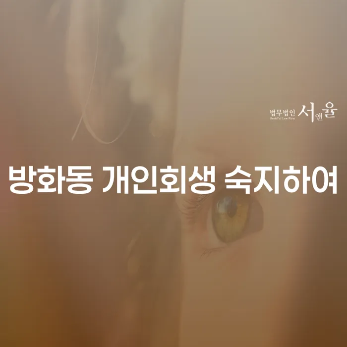 방화동 개인회생 숙지하여