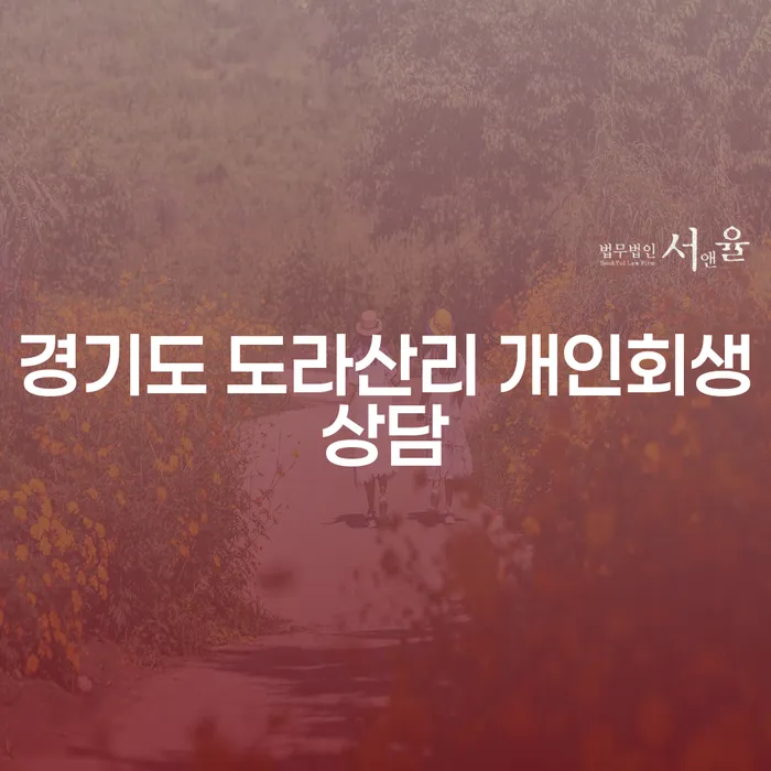 경기도 도라산리 개인회생상담, 당신의 채무 해결의 시작일까요?