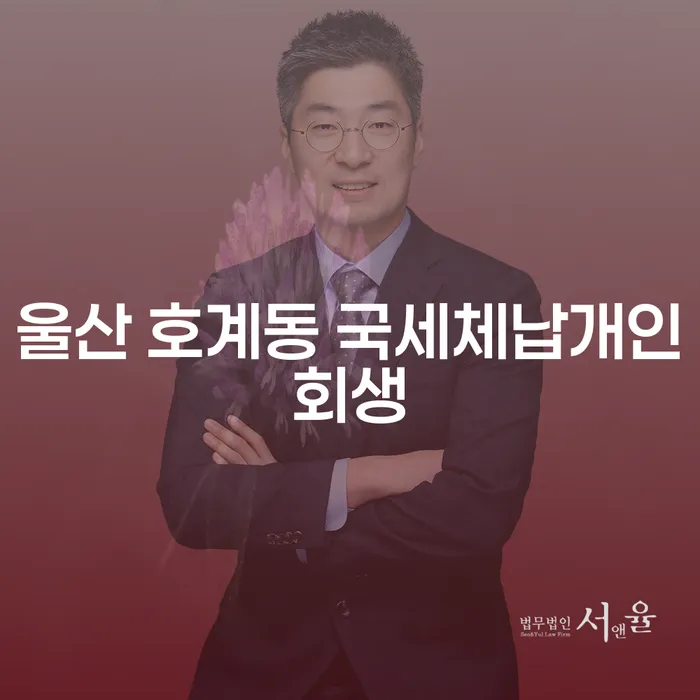 울산 호계동에서 국세체납으로 고민하세요? 개인회생 해결책을 찾아드립니다!