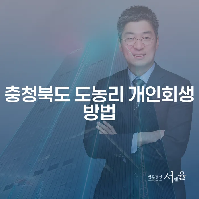 충청북도 도농리에서 개인회생을 통해 채무 탈출하는 방법은?